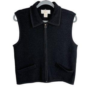 Tally-Ho Vintage Boiled Wool Zip Vest